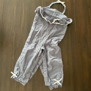 Girls Chambray Jumper